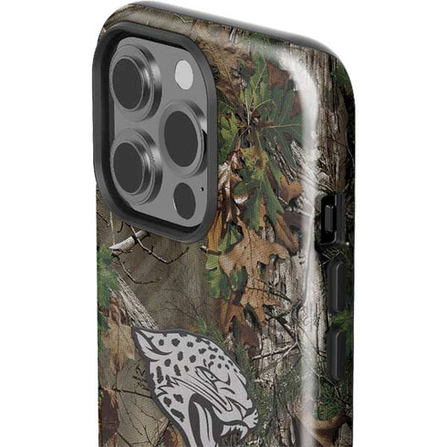 NFL Jacksonville Jaguars Realtree Xtra Green Camo iPhone 15 Pro Impact Case